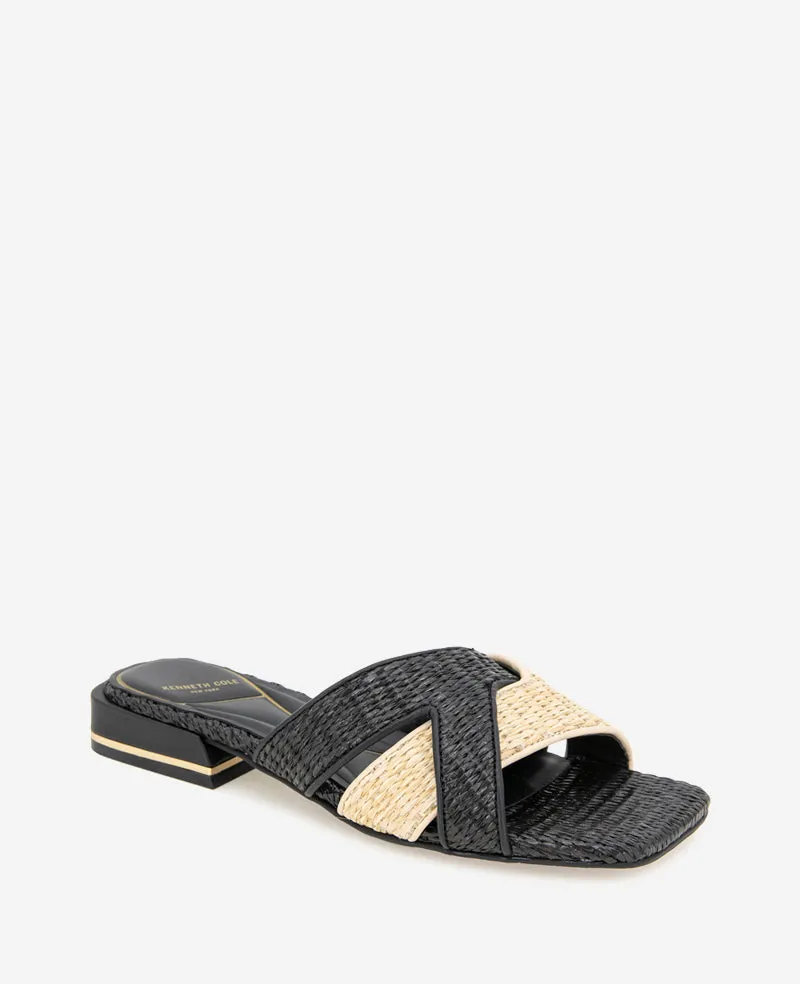 Issa Raffia Two Tone Sandal sold by Kenneth Cole product image thumbnail 4