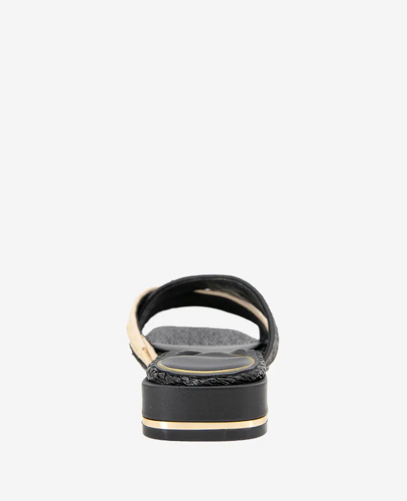 Issa Raffia Two Tone Sandal sold by Kenneth Cole product image thumbnail 3