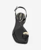 Geala Leather Metal Toe Ring Kitten Heel Sandal sold by Kenneth Cole