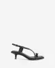 Geala Leather Metal Toe Ring Kitten Heel Sandal sold by Kenneth Cole