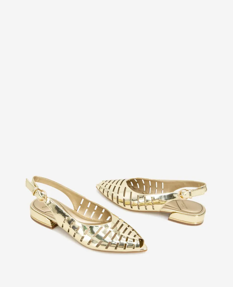 Calabra Metallic Huarache Slingback sold by Kenneth Cole product image thumbnail 2