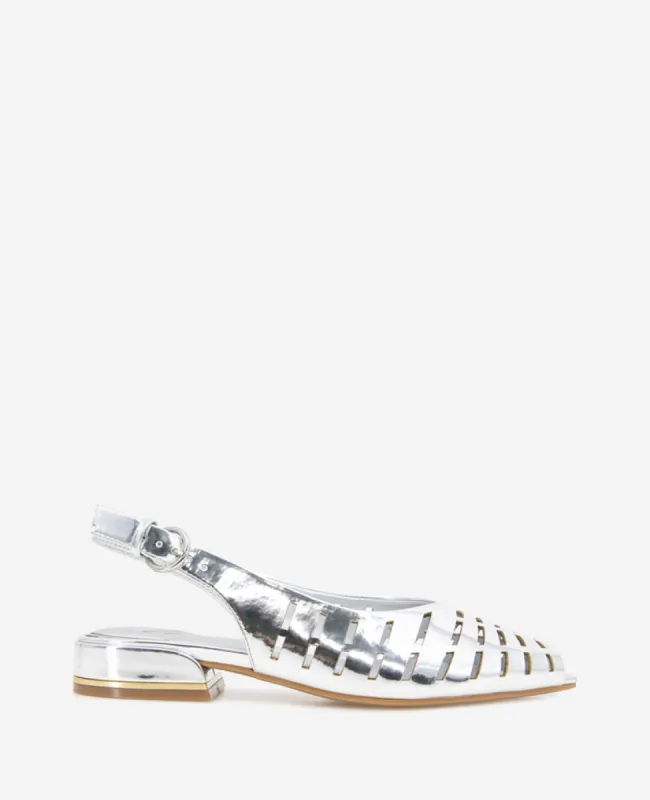 Calabra Metallic Huarache Slingback sold by Kenneth Cole