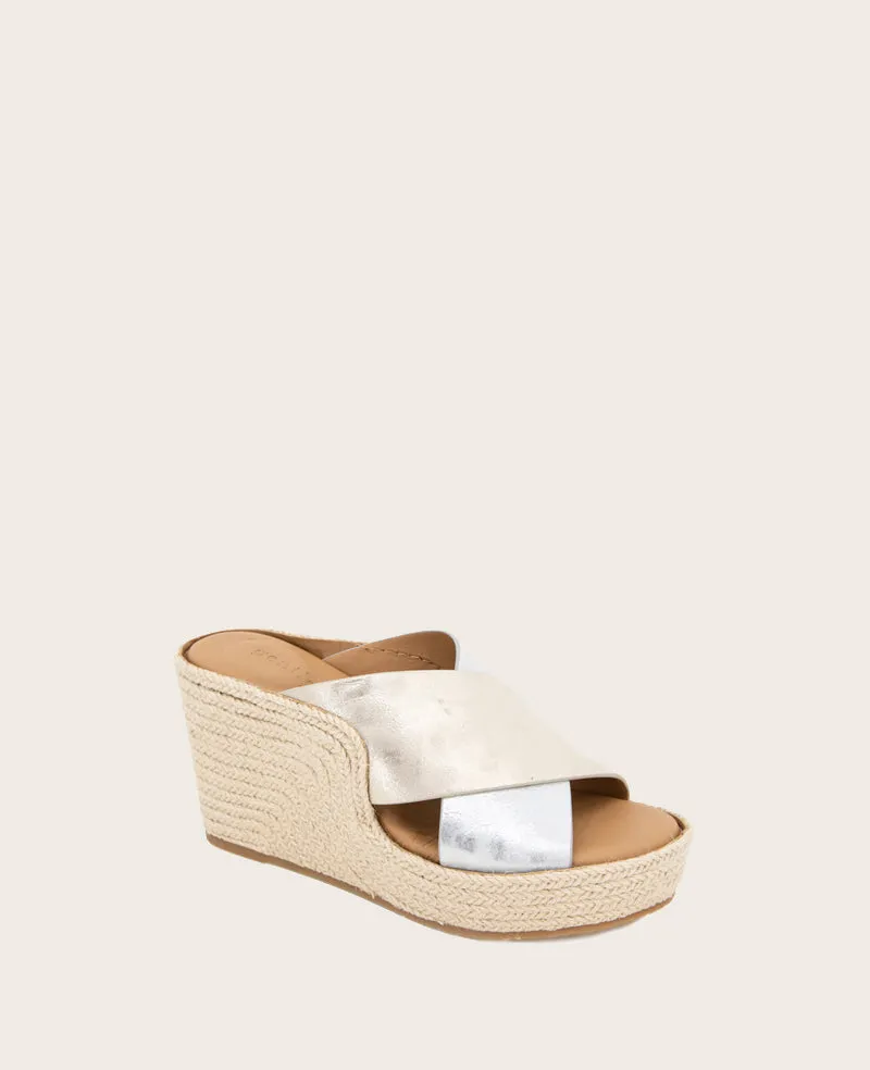 GENTLE SOULS - Porto Metallic Combo X Band Espadrille Wedge sold by Kenneth Cole product image thumbnail 3