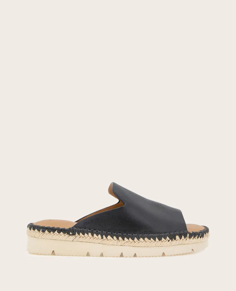 GENTLE SOULS - Leilani Leather Platform Slip On Sandal sold by Kenneth Cole