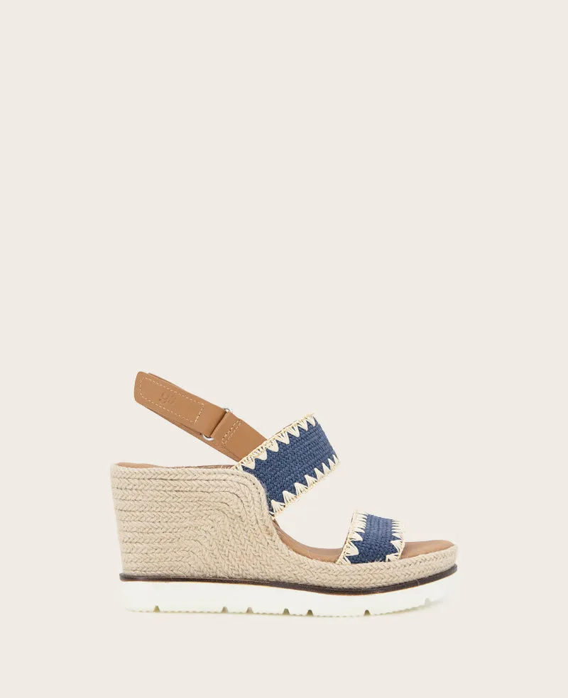 GENTLE SOULS - Evora Textile Espadrille Wedge sold by Kenneth Cole