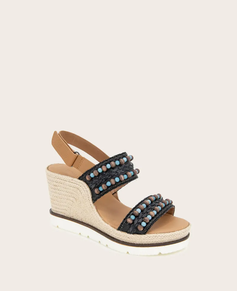 GENTLE SOULS - Evora 2 Leather Espadrille Wedge sold by Kenneth Cole product image thumbnail 4