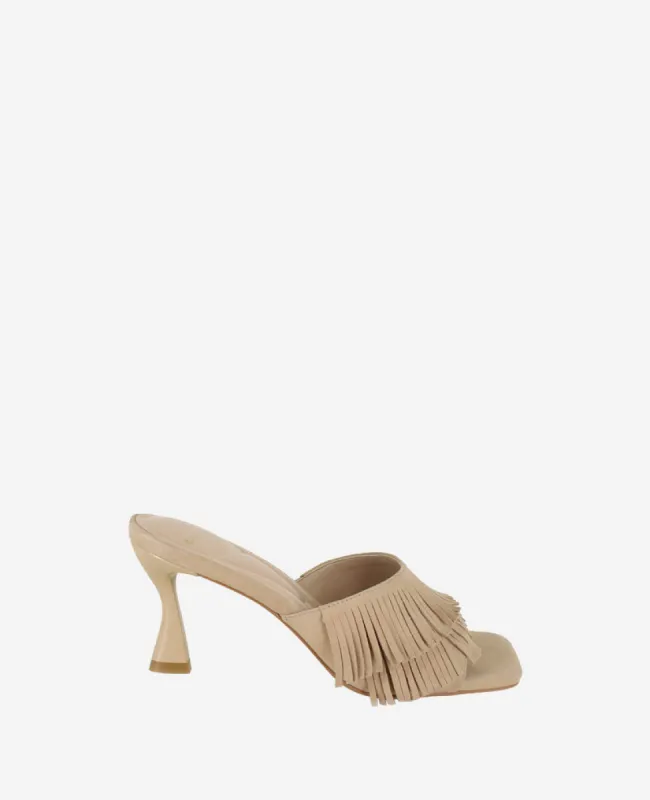 Darby Suede Fringe Heel sold by Kenneth Cole