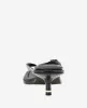 Gillie Embossed Croco Kitten Heel Buckle Sandal sold by Kenneth Cole