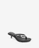 Gillie Embossed Croco Kitten Heel Buckle Sandal sold by Kenneth Cole