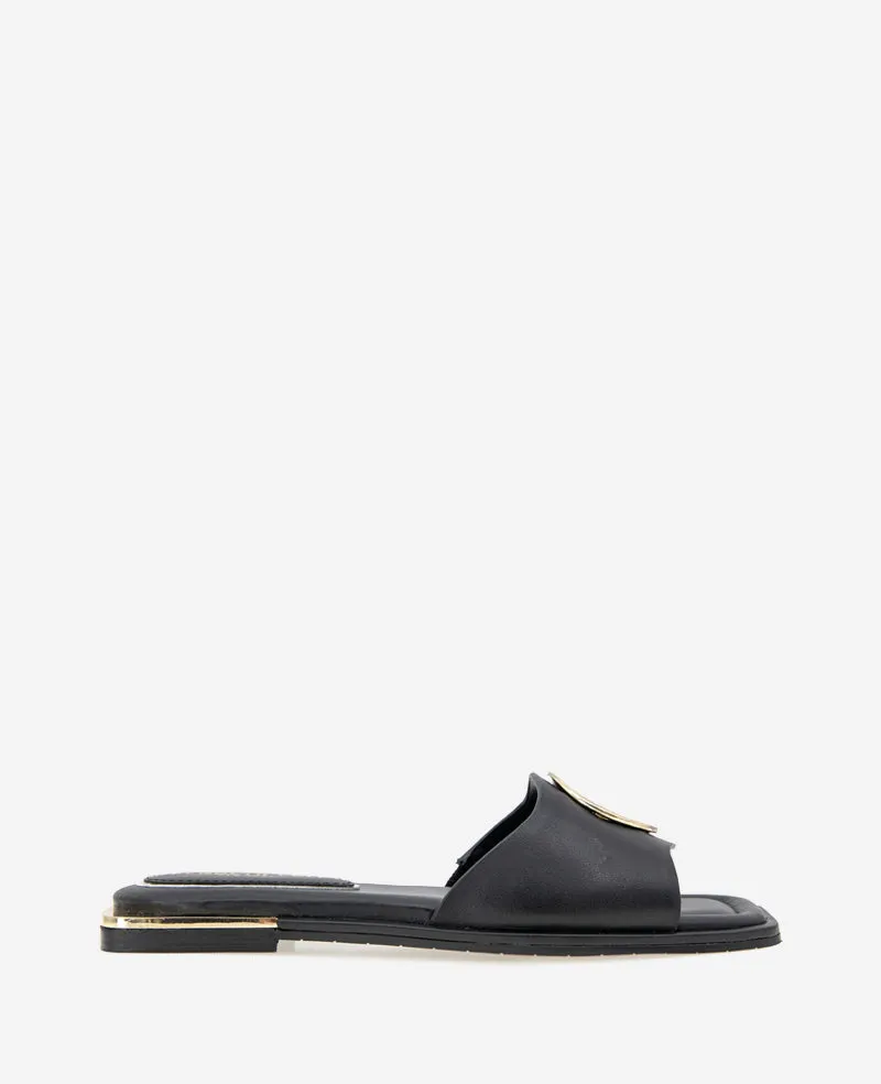 Asher Leather Metal Ring Sandal sold by Kenneth Cole