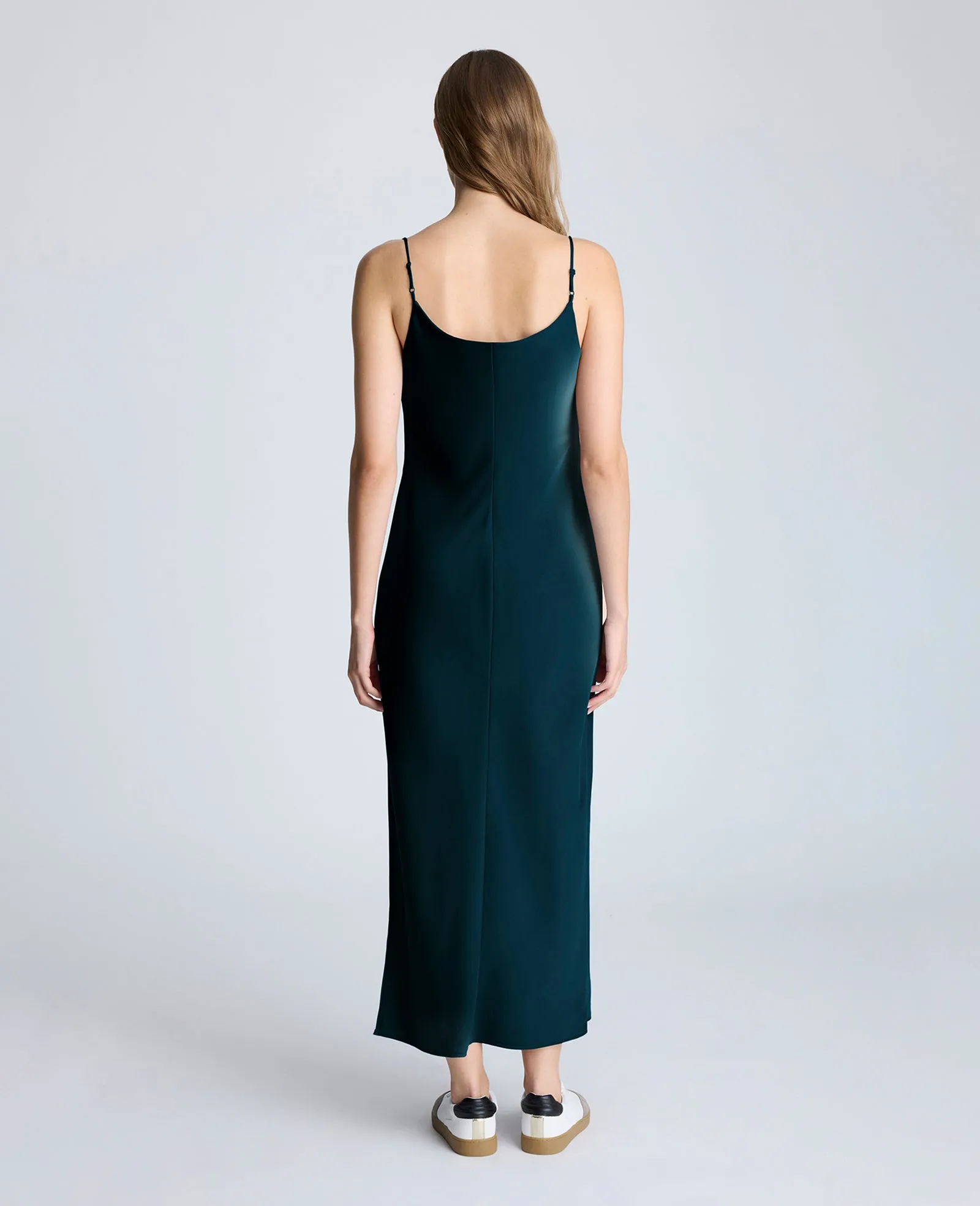 Cowl Neck Side Slit Maxi Slip Dress sold by Kenneth Cole product image thumbnail 3