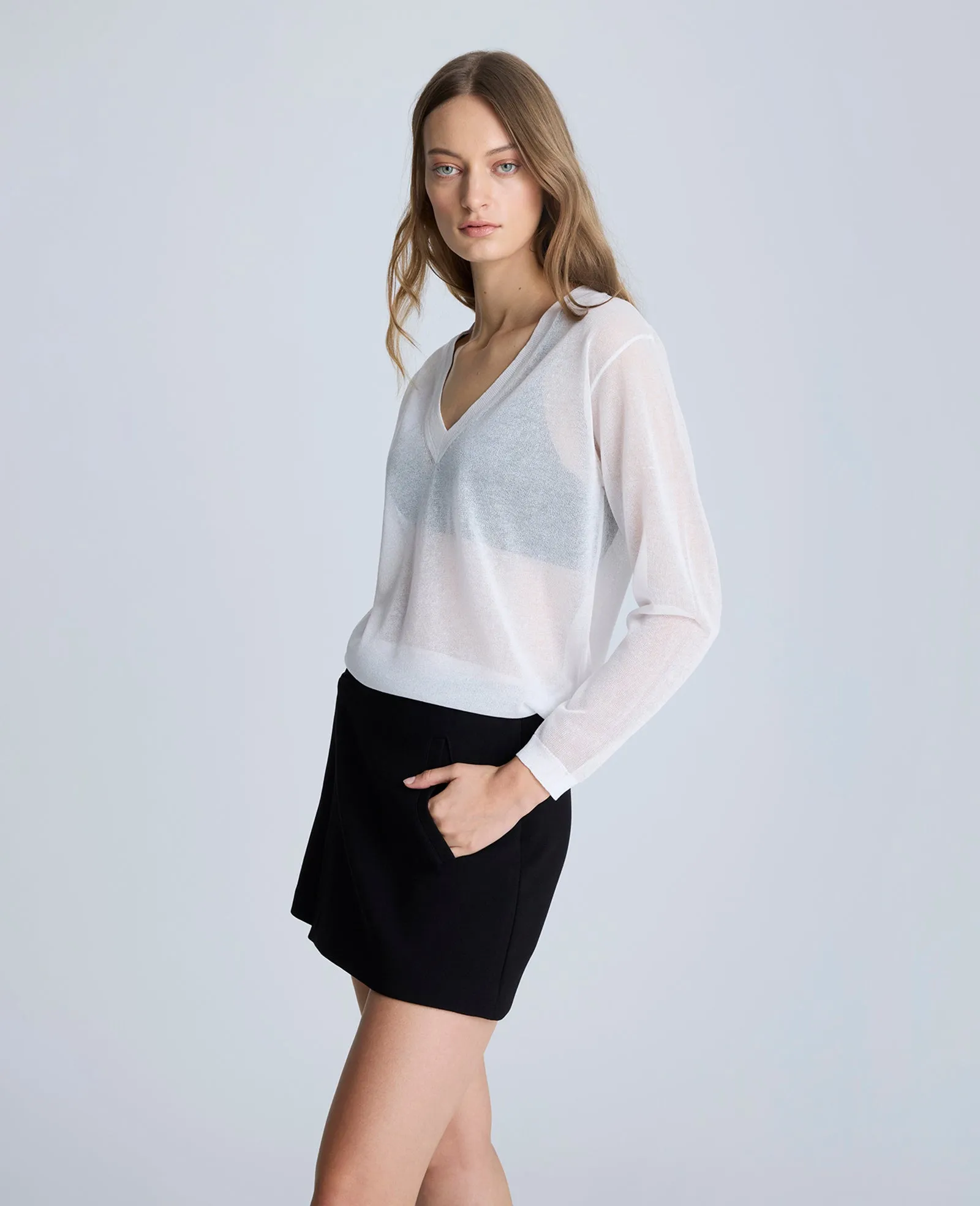 Oversized V-Neck Sweater sold by Kenneth Cole product image thumbnail 3