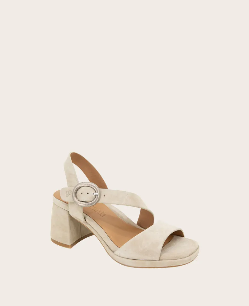 GENTLE SOULS - Roma Suede Heel Sandal sold by Kenneth Cole product image thumbnail 3