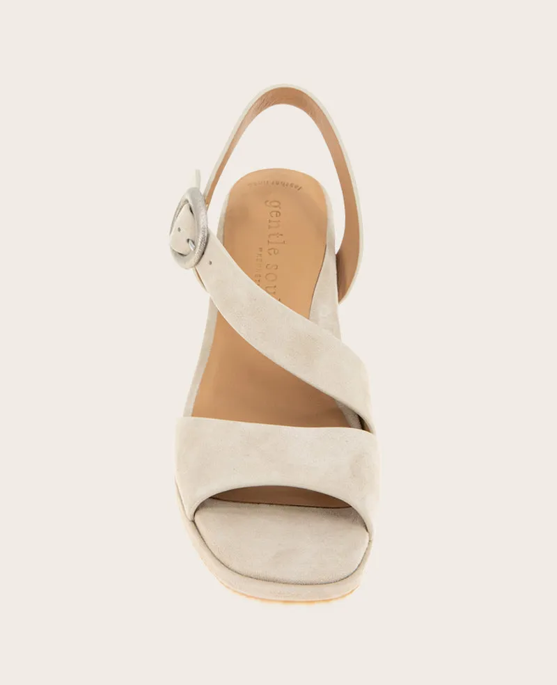 GENTLE SOULS - Roma Suede Heel Sandal sold by Kenneth Cole product image thumbnail 5