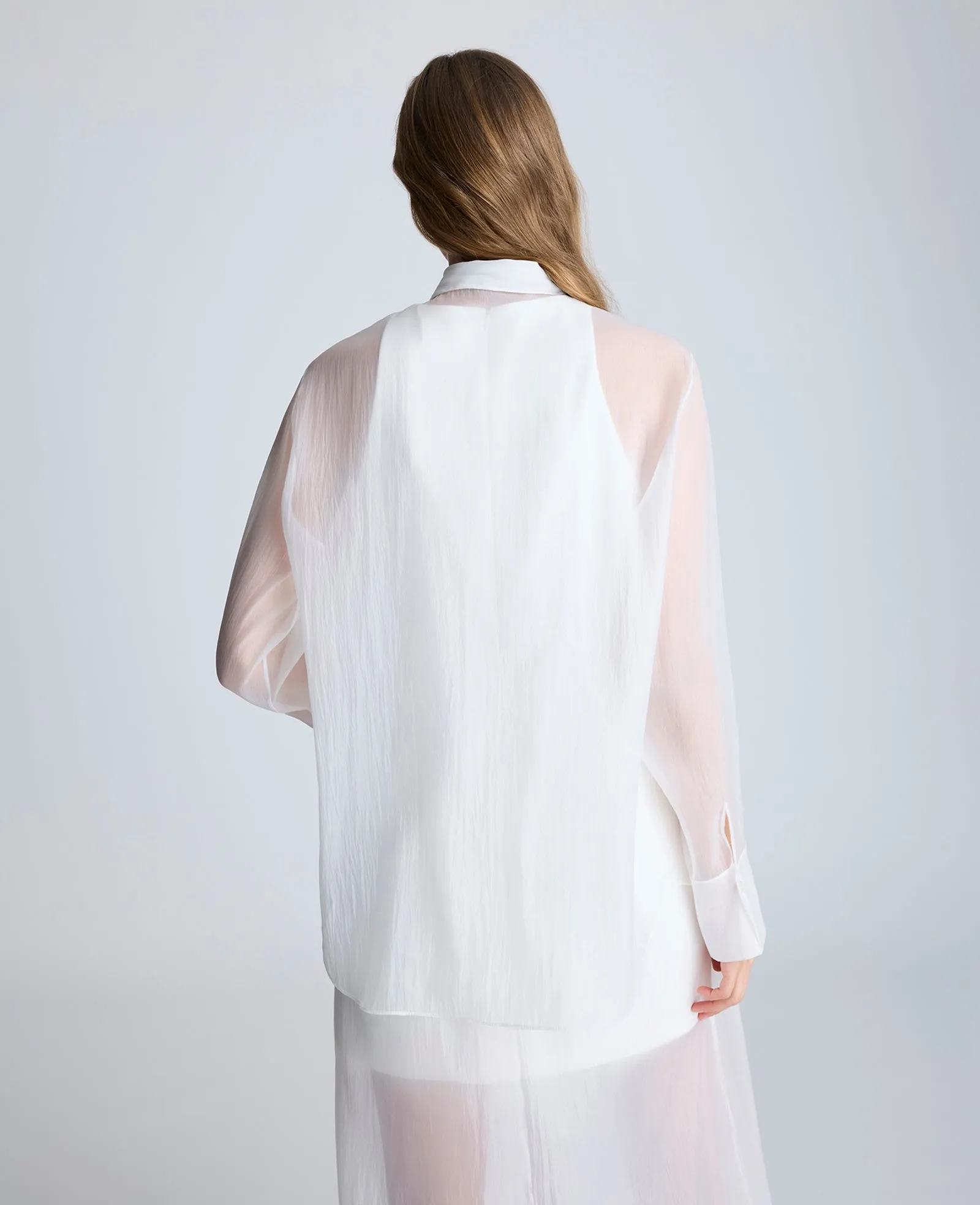 Oversized Button Front Long Sleeve Tunic sold by Kenneth Cole product image thumbnail 4