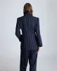 Pinstripe Patch Pocket Peak Lapel Jacket sold by Kenneth Cole