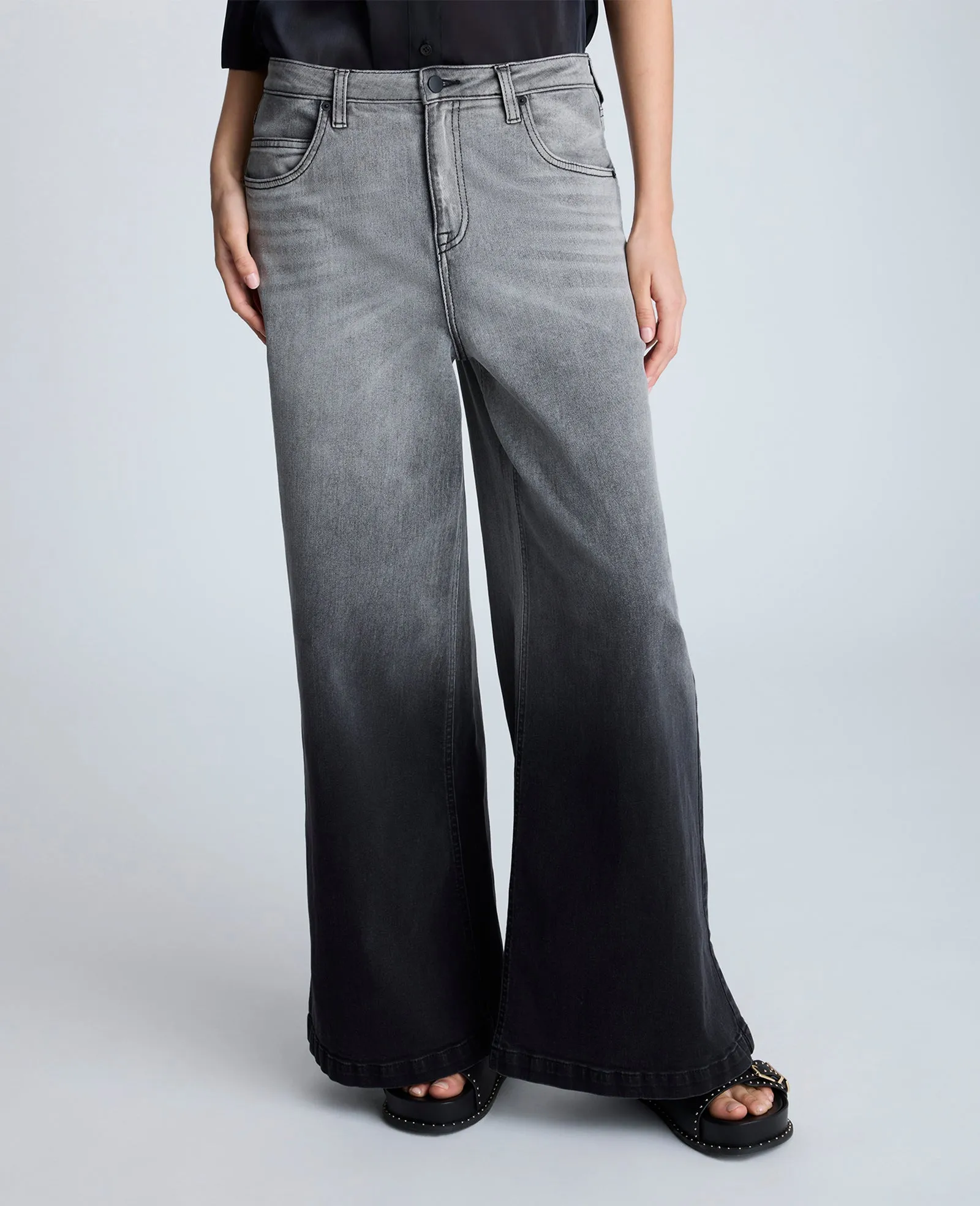 Gradient Dye Wide Leg Denim Jean sold by Kenneth Cole product image thumbnail 2