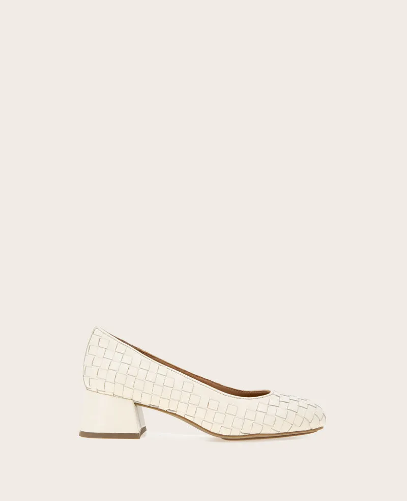 GENTLE SOULS - Lancine Leather Woven Heel sold by Kenneth Cole