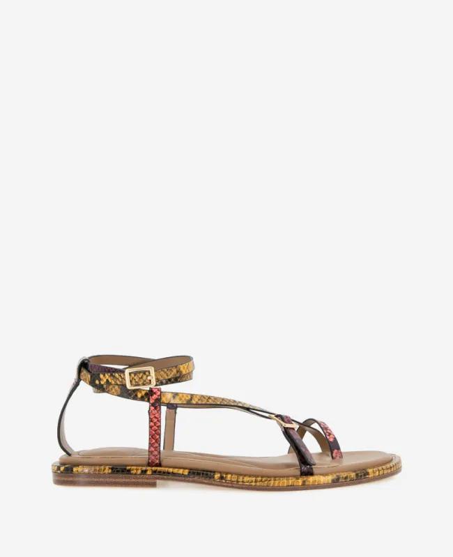 Paros Multi Color Snake Print Sandal sold by Kenneth Cole