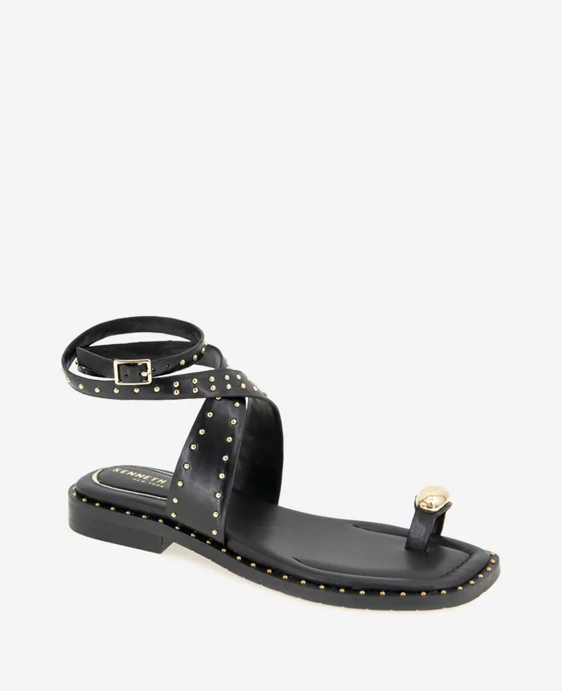 Raven Leather Studded Sandal sold by Kenneth Cole