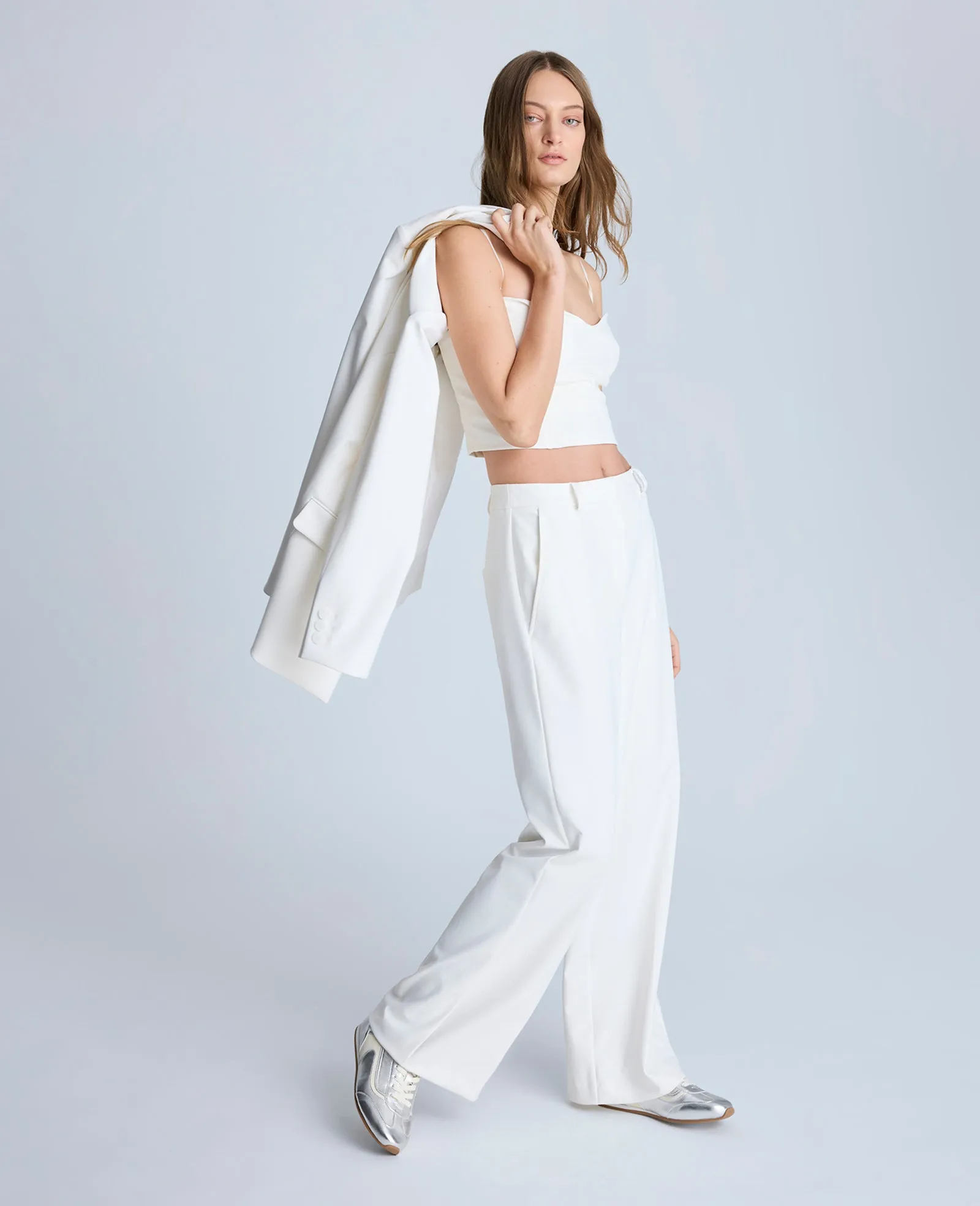 Fly Front High Rise Slash Pocket Wide Leg Pants sold by Kenneth Cole product image thumbnail 3