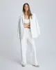 Fly Front High Rise Slash Pocket Wide Leg Pants sold by Kenneth Cole