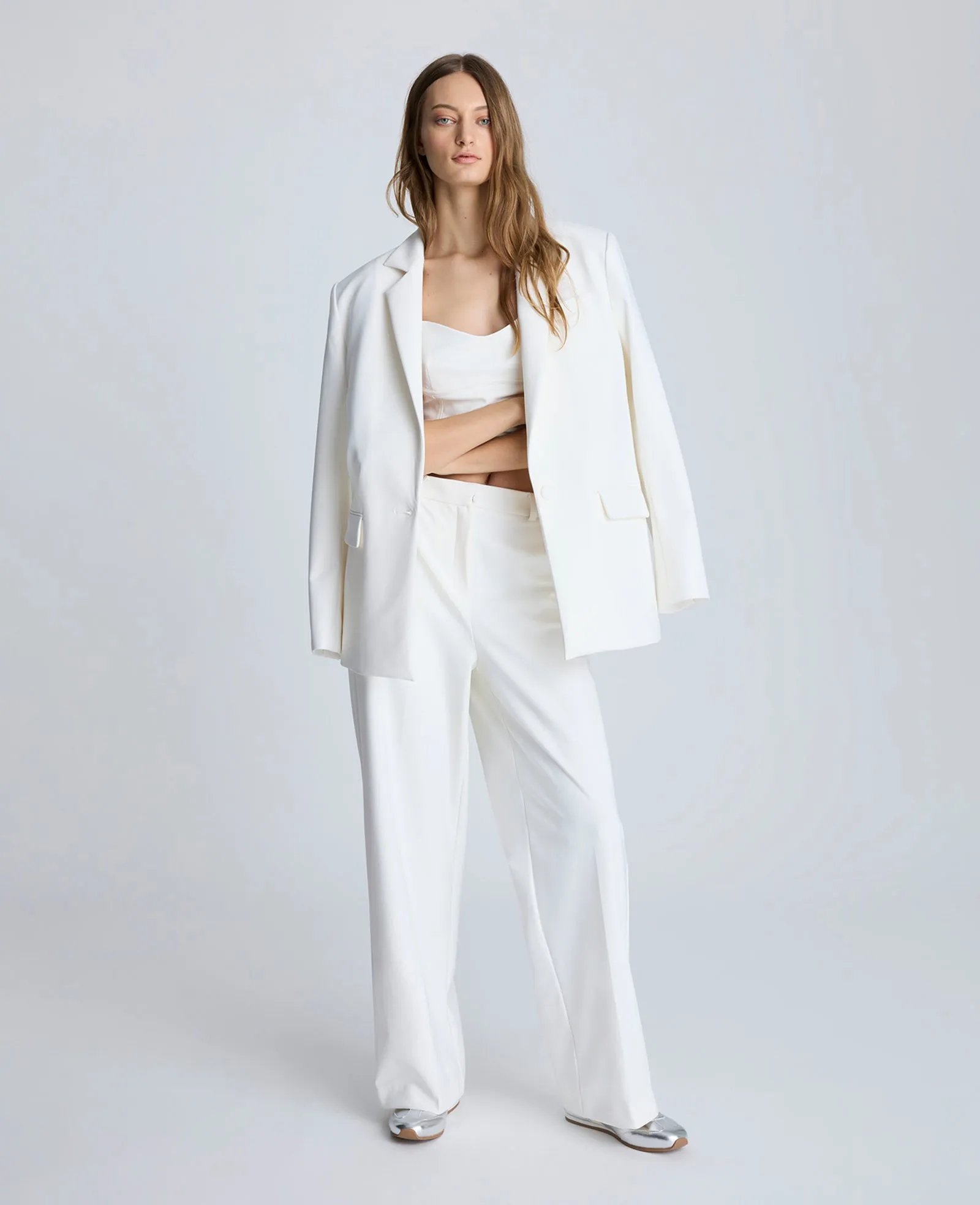 Fly Front High Rise Slash Pocket Wide Leg Pants sold by Kenneth Cole product image thumbnail 4