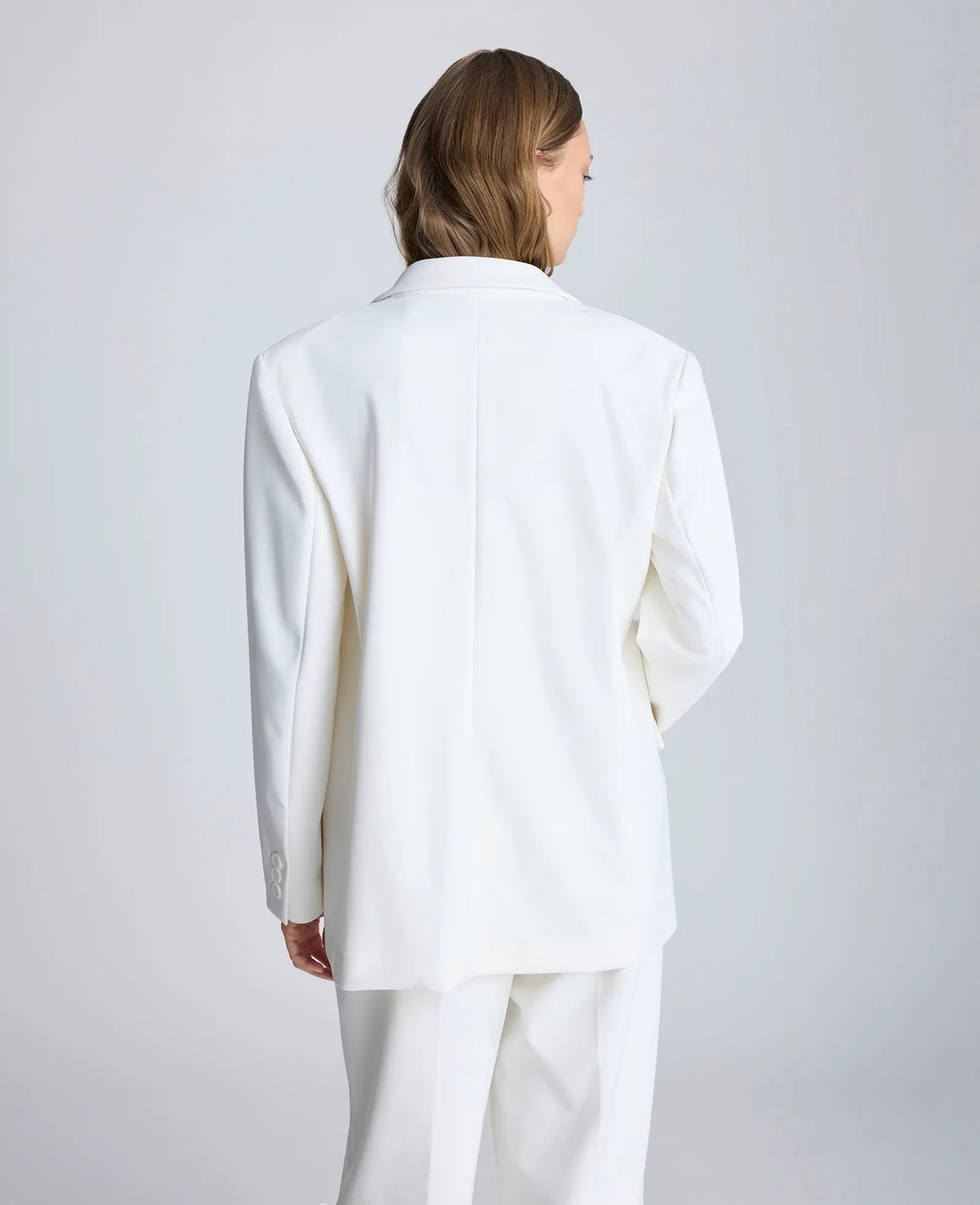 Balance Stretch One Button Boyfriend Jacket sold by Kenneth Cole product image thumbnail 3