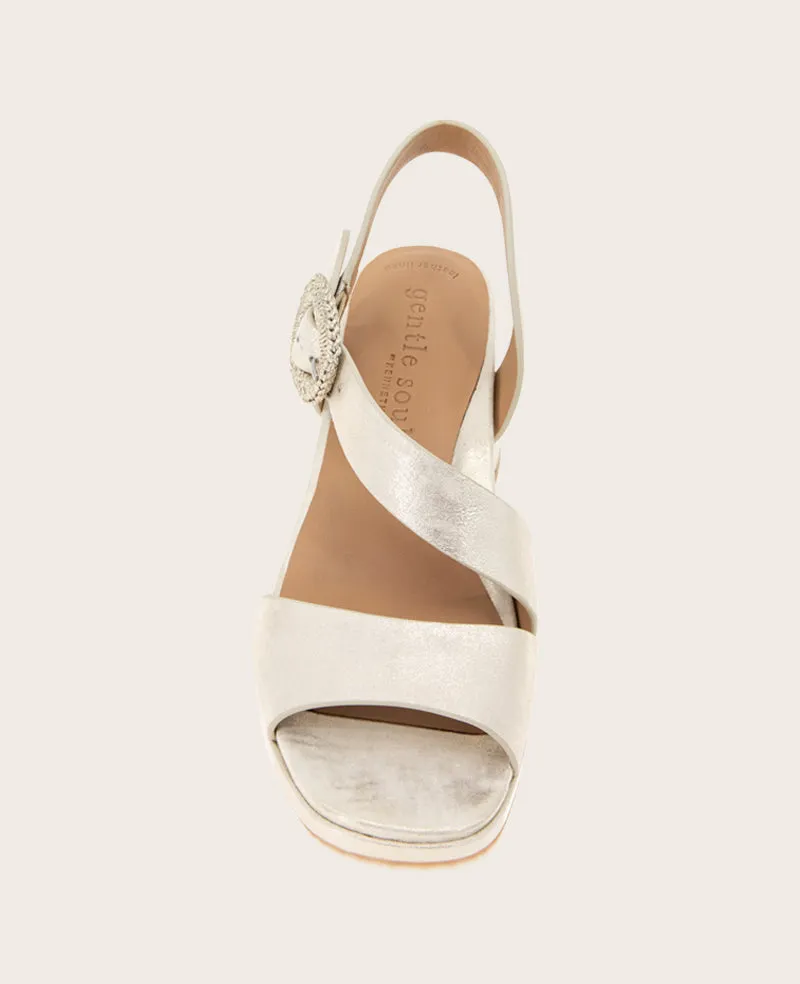 GENTLE SOULS - Roma Metallic Heel Sandal sold by Kenneth Cole product image thumbnail 5