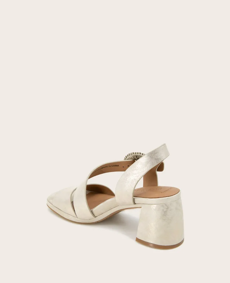 GENTLE SOULS - Roma Metallic Heel Sandal sold by Kenneth Cole product image thumbnail 4