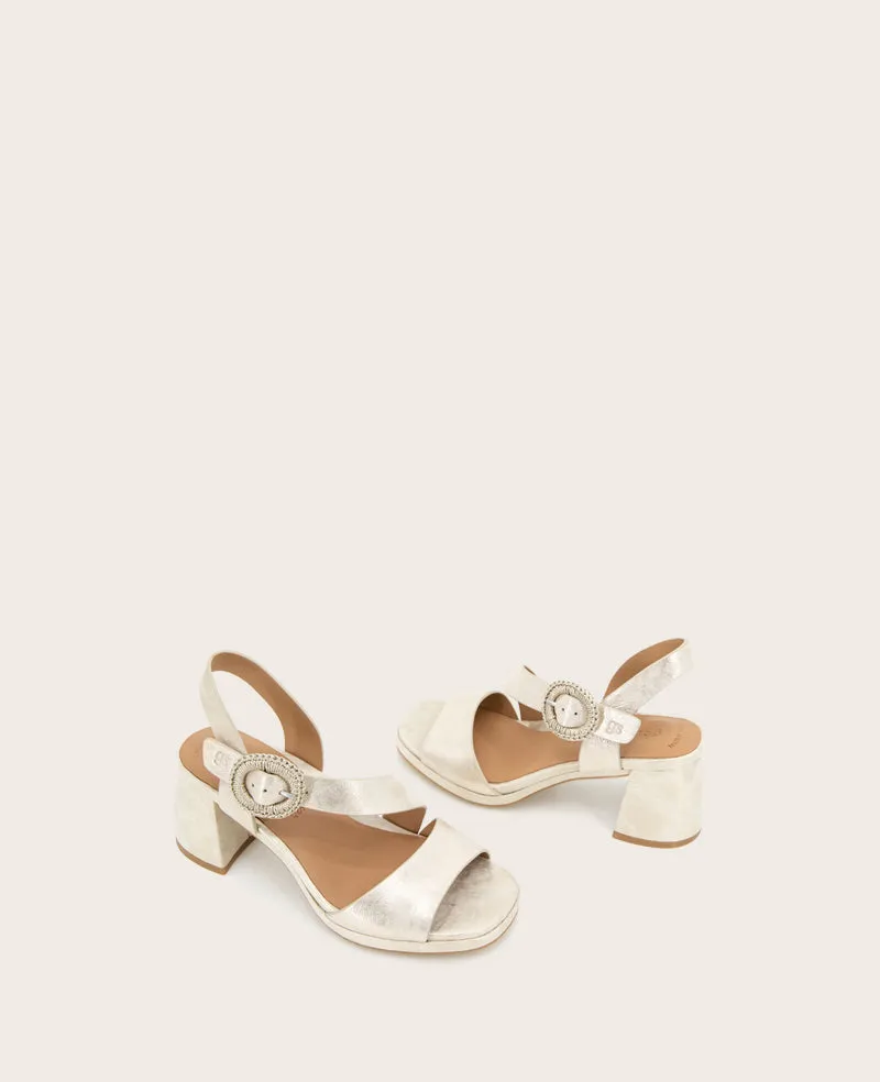 GENTLE SOULS - Roma Metallic Heel Sandal sold by Kenneth Cole product image thumbnail 2
