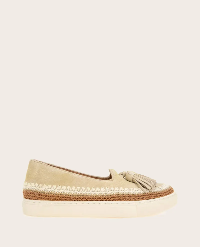 GENTLE SOULS - Citrus Tassel Suede Platform Slip On sold by Kenneth Cole
