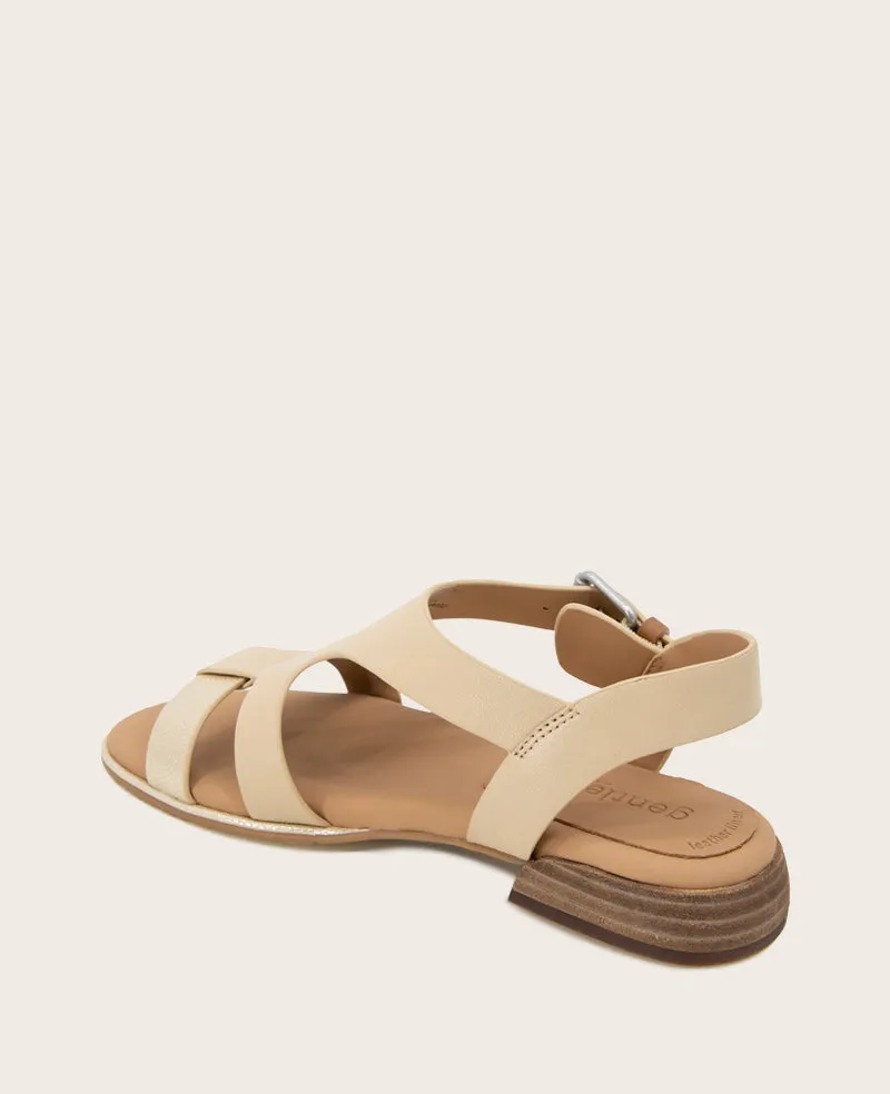 GENTLE SOULS - Haisley Leather Metallic Combo Sandal sold by Kenneth Cole product image thumbnail 4