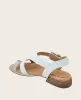 GENTLE SOULS - Haisley Leather Metallic Combo Sandal sold by Kenneth Cole