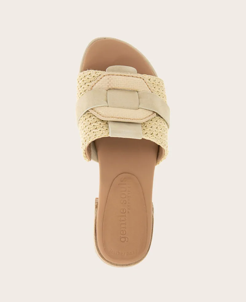 GENTLE SOULS - Hudson Raffia Slip On Sandal sold by Kenneth Cole product image thumbnail 5