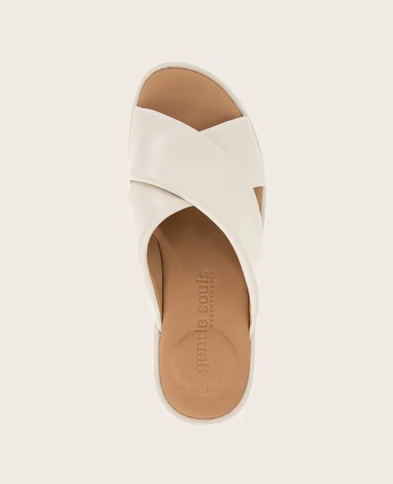 GENTLE SOULS - River Leather X Band Platform Sandal sold by Kenneth Cole product image thumbnail 5