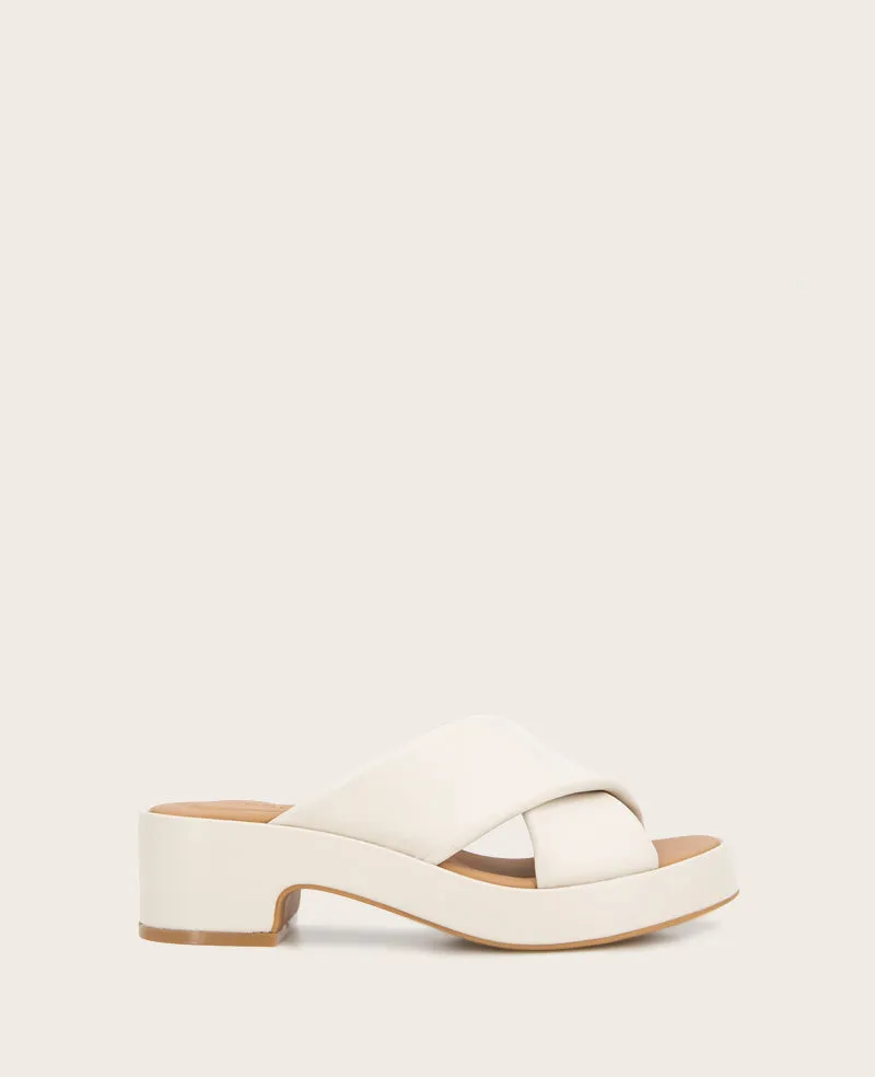 GENTLE SOULS - River Leather X Band Platform Sandal sold by Kenneth Cole
