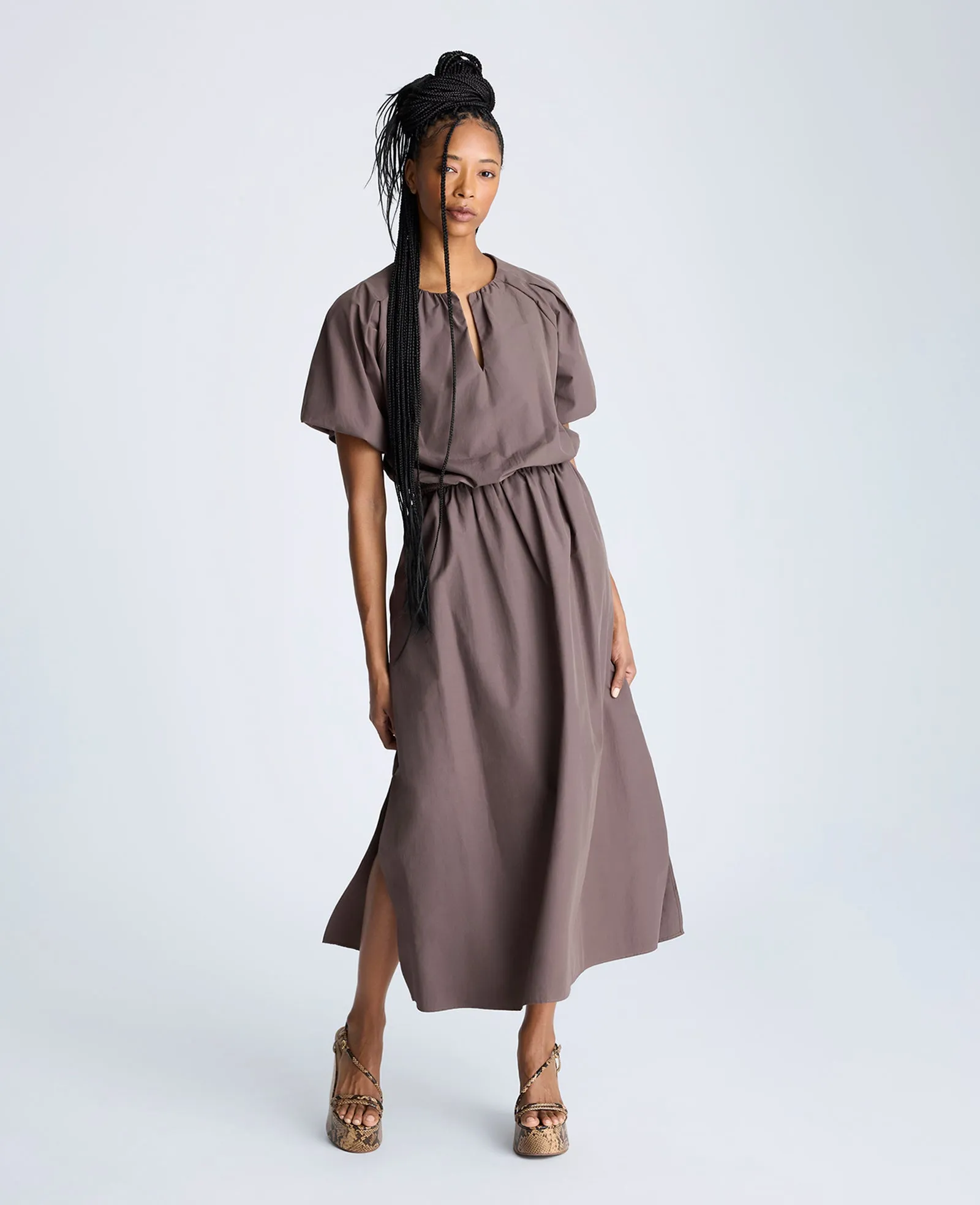 Pull-On Maxi Skirt with Side Slits sold by Kenneth Cole