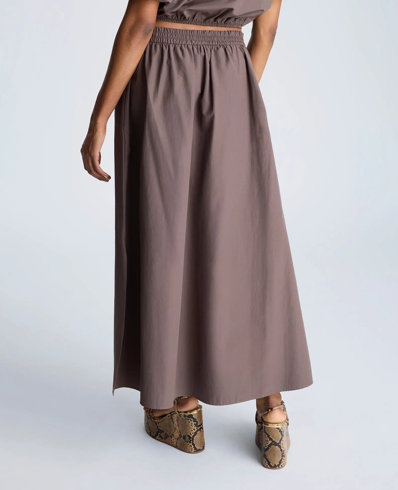 Pull-On Maxi Skirt with Side Slits sold by Kenneth Cole product image thumbnail 4