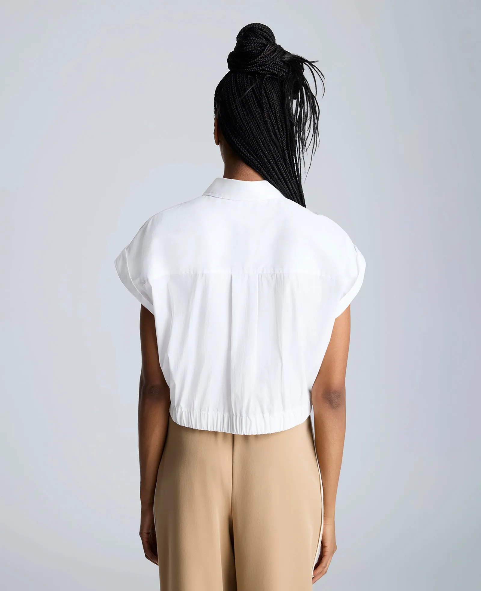 Drop Shoulder Short Sleeve Button Front Shirt sold by Kenneth Cole product image thumbnail 3