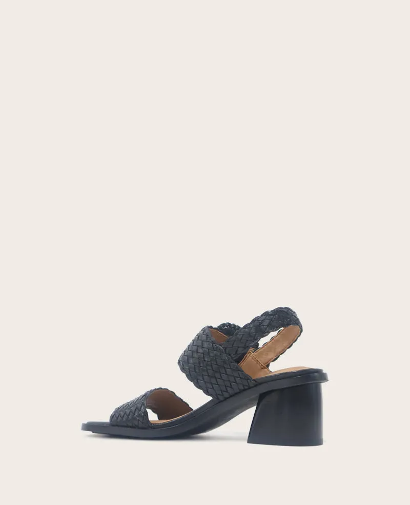GENTLE SOULS - Madylyn Woven Leather Heel Sandal sold by Kenneth Cole product image thumbnail 2