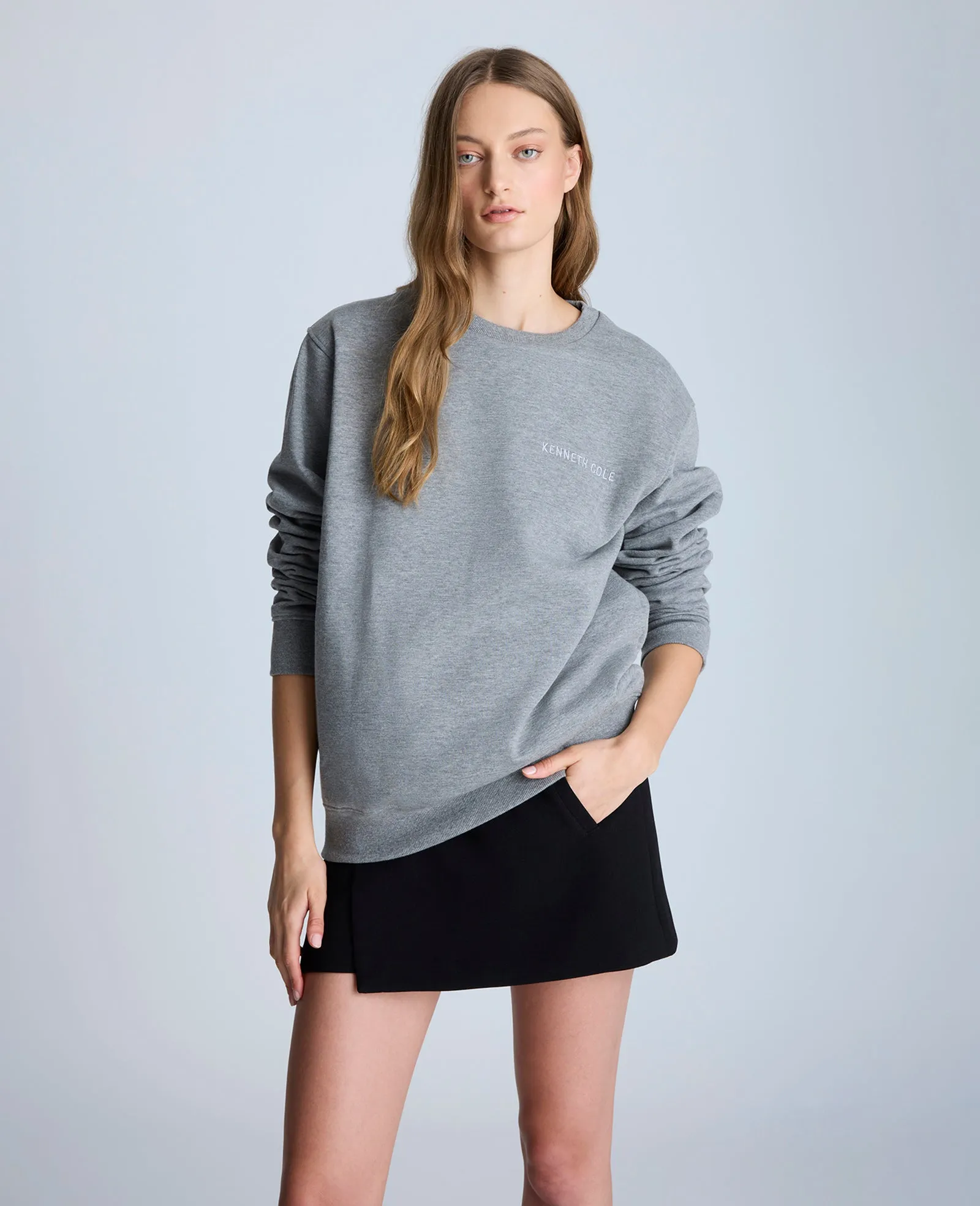 Site Exclusive! Kenneth Cole Embroidered Logo Sweatshirt sold by Kenneth Cole