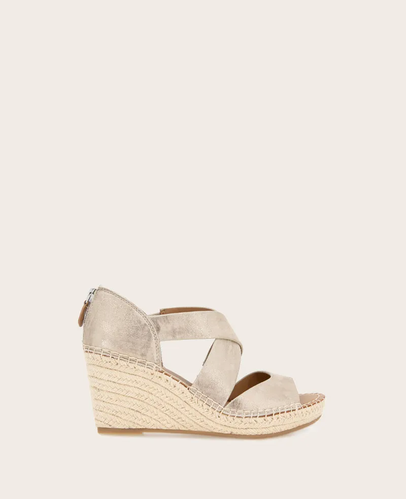 GENTLE SOULS - Corinne Leather Espadrille Wedge sold by Kenneth Cole