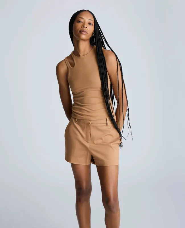 Cut Out Asymmetrical Tank with Built-in Bra sold by Kenneth Cole