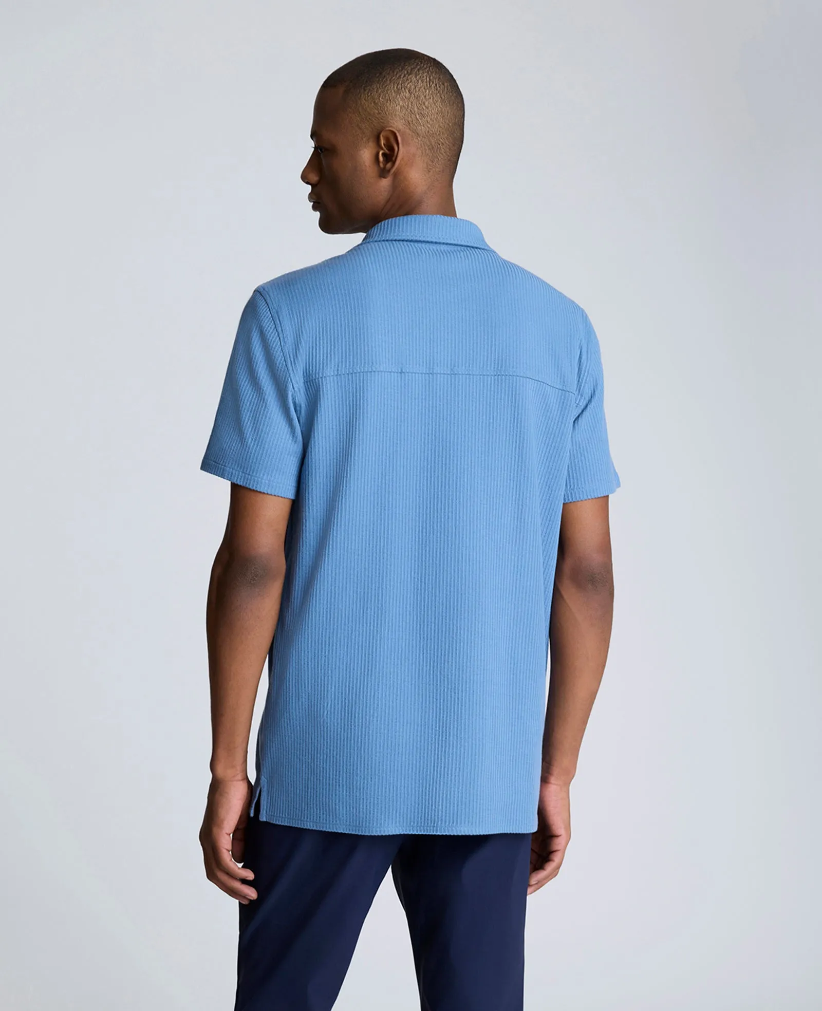 Knit Camp Shirt sold by Kenneth Cole product image thumbnail 2