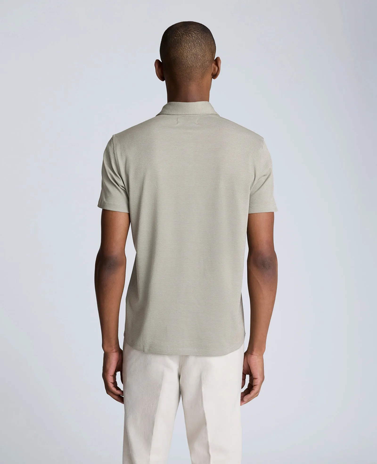 Knit Two-Toned Button Polo sold by Kenneth Cole product image thumbnail 2