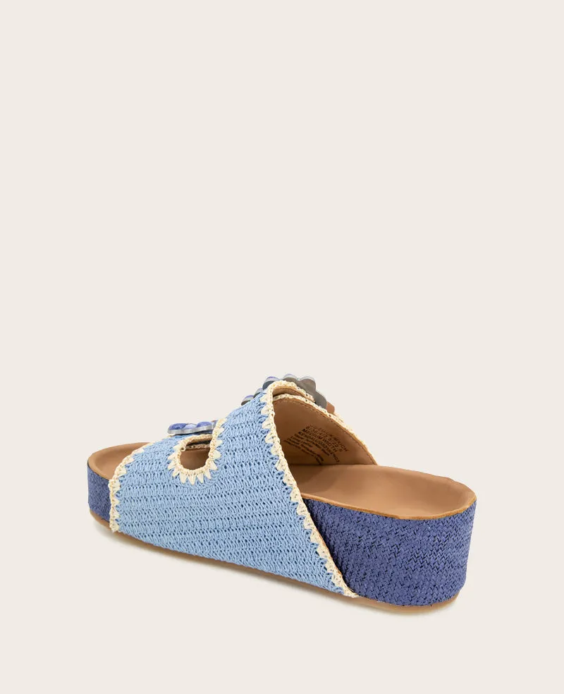 GENTLE SOULS - Kendall Raffia Wrap Buckle Wedge sold by Kenneth Cole product image thumbnail 4