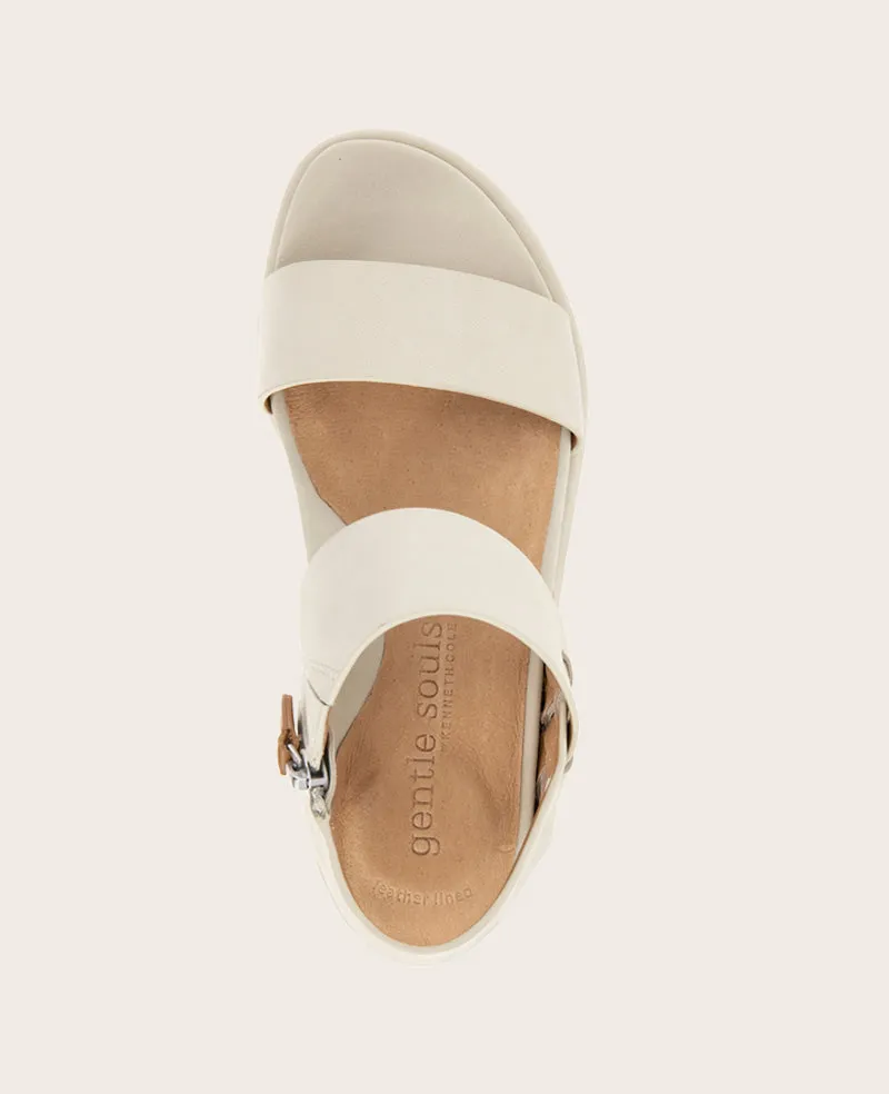 GENTLE SOULS - Jolisa Leather Woven Detail Wedge sold by Kenneth Cole product image thumbnail 5