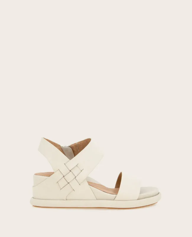 GENTLE SOULS - Jolisa Leather Woven Detail Wedge sold by Kenneth Cole
