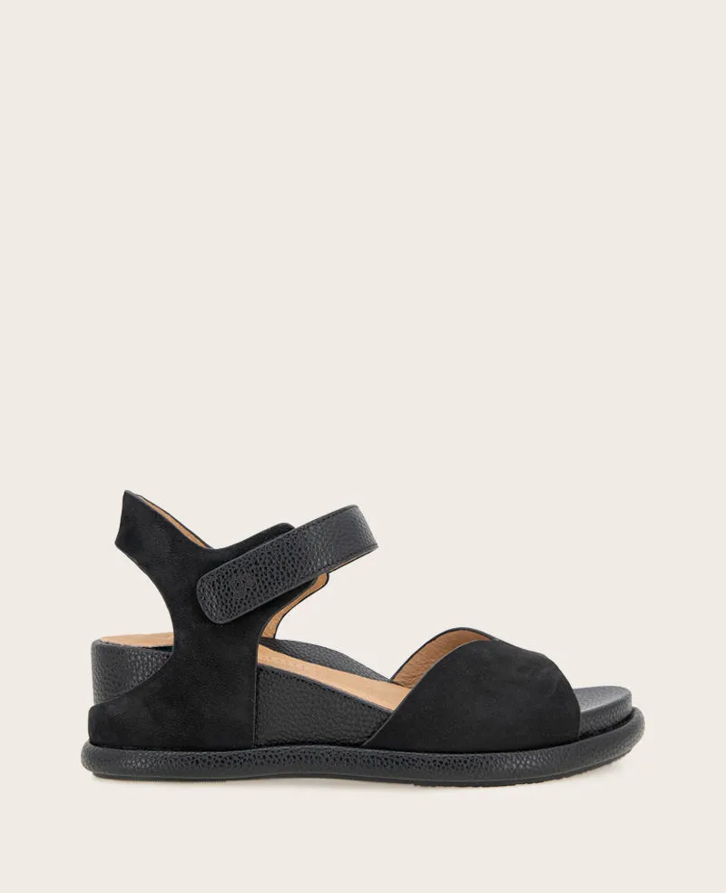 GENTLE SOULS - Jalleen Nubuck Ankle Strap Wedge sold by Kenneth Cole